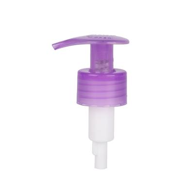 China Non Spill Purple Soap 410 28-410 Liquid Lotion Pump 24 New Product Lotion Dispenser Pump Plastic Lotion Pump for sale