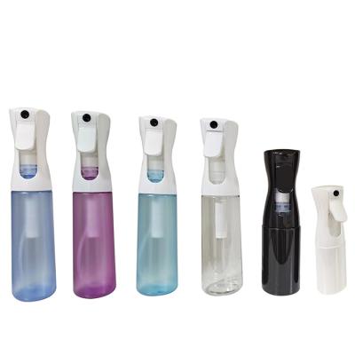 China Personal Care Water Reusable Fine Mist Spray Continuous Sprayer Bottle 200Ml 300Ml 500Ml For Hairstyling And Cleaning for sale