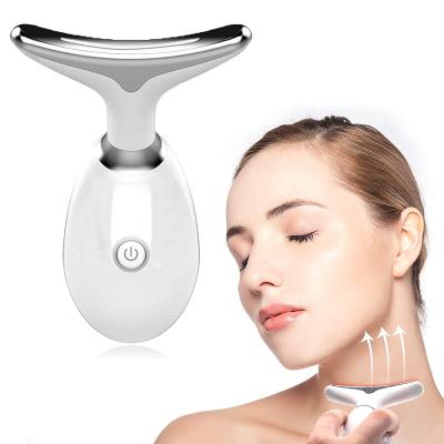 China Wrinkles EMS Sonic Vibration Facial Machine Electric Wrinkle Remover Face Massager Anti Peel Tighten Lift Beauty Device for sale