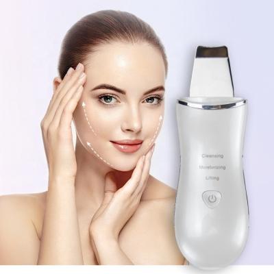 China Beauty Product DEEP CLEANSING Ultrasonic Ion Skin Scrubber for sale