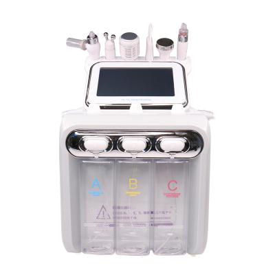 China Blood Vessels Removal 6 in 1 Korea Aqua Peeling Machine Hydra Facial Diamond Oxygen Dermabrasion Machine h2o2 hydrafacials machine for sale