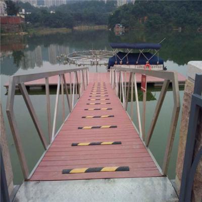 China Aluminum alloy Marina Aluminum Bridge frame with catwalk design for sale