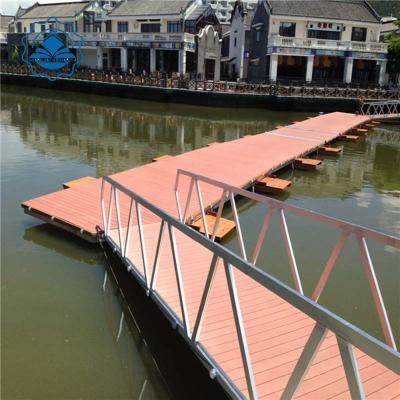 China High quality different size marine aluminum gangway jetty gantry stable for hot sale float boat ladder for sale