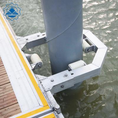 China Marine Hardware Fittings High Quality Floating Dock Peg Holder Peg Holder Aluminum Pile Guide Marine Hardware for sale