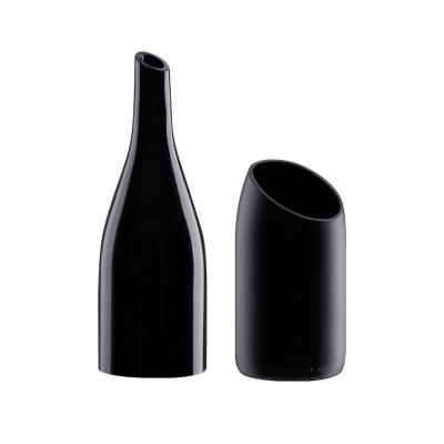 China Wholesale minimalist Nordic style black glass vase cut creative vase home decoration for flower for sale