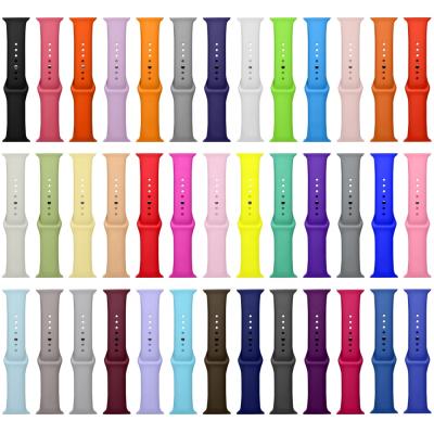 China Watch Band For Apple Watch BOORUI Amazon Hot Selling Watch Bands Silicone Watchband For Apple Watch Band 38MM 40MM 42MM 44MM With S/M L/XL Bands For iwatch for sale