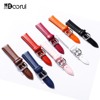 China BOORUI Universal Christmas Watch Strap Leather Smart Watch Band 12mm 14mm 16mm 18mm 20mm 22mm for sale