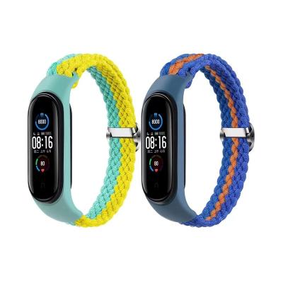 China Sport Nylon Buckle For Xiaomi Universal Elastic Band For MI Band 4 Good Price 5 6 for sale