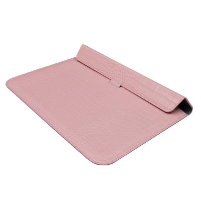 China Business Factory Price Bag Envelope Crocodile Skin PU Laptop Sleeve Leather Filter Frame For Macbook 11/12 13/14 15/16 inch for sale