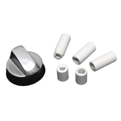 China Custom promotional plastic knob dy091 universal silver oven knob compatible with five adapters in Dymolding for sale