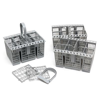 China Viable DY156 Customize Available Dishwasher Cutlery Basket With Handle And Lid For Ariston Hotpoint Cage for sale