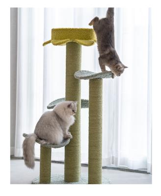 China 2021 Sustainable New Design Mounting Luxurious Modern Cheap Cats House Unique Cat Tree Stand for sale