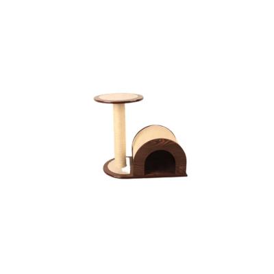 China Viable Small and Medium Bedroom Cat Tree Condo by Cat Scratcher Wood Style Cat for sale