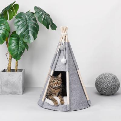 China New Products Hot Selling Sustainable Pet Furniture Large Modern Cat House High Quality Bed for sale