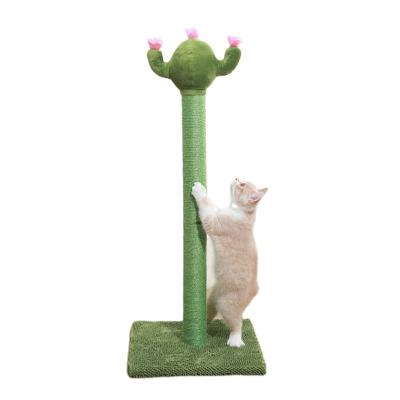 China Sustainable Hot Selling New Design Customized Packaging Sisal Tree Cat Scratching Post for sale