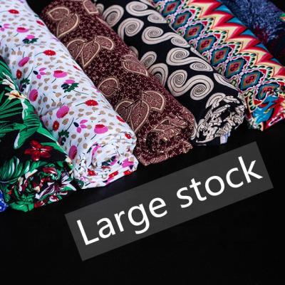 China Wicking cotton fabric silk viscous rayon woven printed fabric for underwear pajamas suspenders dresses shirts for sale