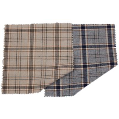 China Plaid viscose/polyester spandex anti-static weft knitted elastic TR woven fabrics for shirts, coats and home textiles for sale