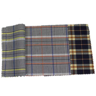 China Shrink-Resistant Plaid 100 Polyester Weft Stretch Fabric For Clothes, Coats And Shirts for sale