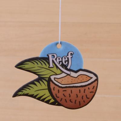 China New Car Accessories Logo Natural Paper Auto Hanging Vanilla Custom Car Air Freshener Interior Custom Fragrance China-chic Perfume for sale