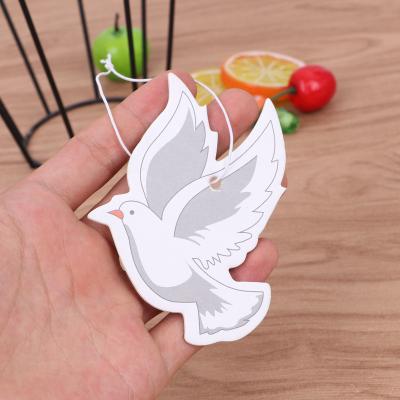 China China-chic Wholesale New Paper Air Freshener Promotional Custom Logo Car Perfume Hanging Perfume Air Freshener For Name Card for sale