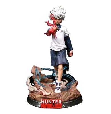 China Toys Children Christmas Gift of The Hunter X Hunter Anime Action Number Killua Zoldyck Doll Model Toy Cartoon Toy Free Postage 27cm Cartoon for sale