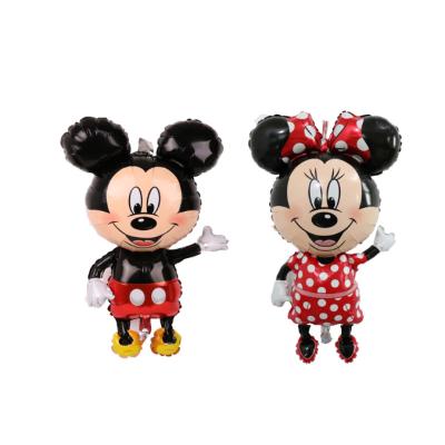 China Fashion 85cm Minnie Mickey Mouse Balloon Cartoon Birthday Free Shipping Party Balloons Decorations for sale