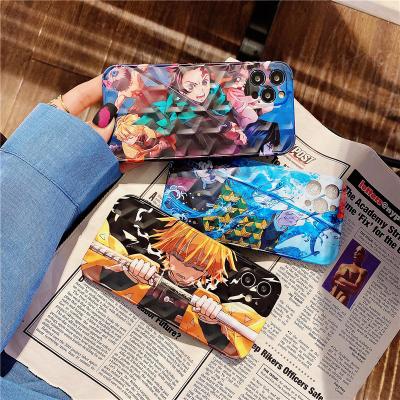 China Free Shipping Anti-Drop Anti-Drop - Hot Anime Demon Slayer Silicone Protective Lens Soft Phone Case For iPhone 12 XS Max 7 XR 11 Pro SE2 for sale