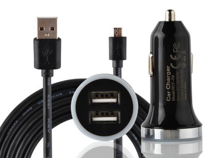 China Black Heavy Duty USB Charging Cables For Micro Phone Samsung / HTC / LG for sale