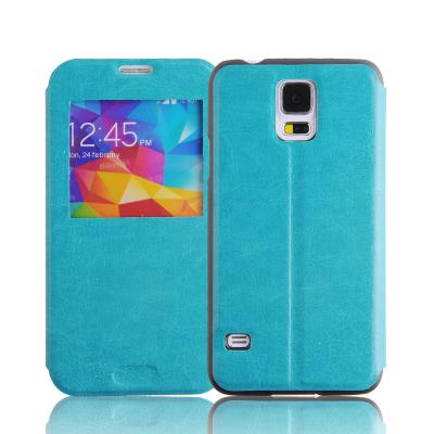 China Ultra Slim Flip PU Leather Cell Phone Wallet Samsung Galaxy Note 3 N9000 Case Blue for sale