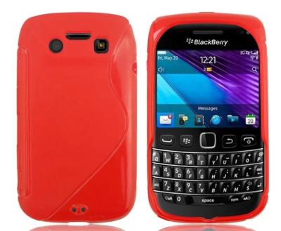 China Fashion TPU Gel Blackberry Cell Phone Case Red , Blackberry 9790 Back Cover for sale