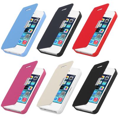 China Durable PU PC Iphone Protective Cases For Iphone 5 With Magnetic for sale