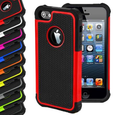 China Shock Proof Hybrid Silicone Outdoor Defender Case Cover For Apple iPhone 4 5S 5C for sale