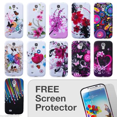 China TPU Soft Samsung Galaxy S4 Phone Covers with Free Screen Protector and Cloth for sale