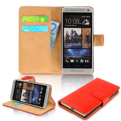 China Stand Wallet PU Leather Phone Case With Card Slot , Htc One Mini Phone Covers for sale