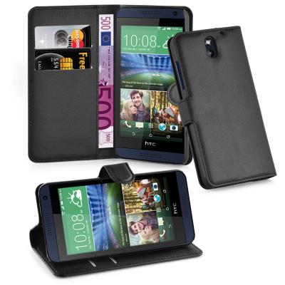 China Luxury PU Leather Phone Case  , Wallet Flip Leather Cover For HTC 610 for sale