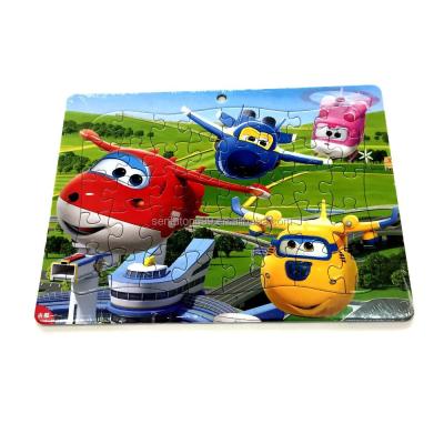 China Cartoon Toy A4 Size Anime Custom Jigsaw Paper Flat Puzzle For Kids for sale