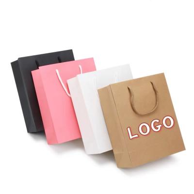 China Recyclable Custom Biodegradable Paper Gift Bags Christmas Printing Custom Shopping Packaging Paper Bag for sale