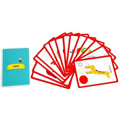 China Memory Paper Custom Flash Cards Educational Flashcards Printing For Babies Card Game Custom Printing for sale