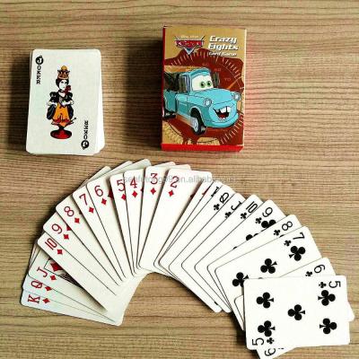 China Cheap Price Paper Casino Barcode Poker Paper / Plastic Playing Cards for sale