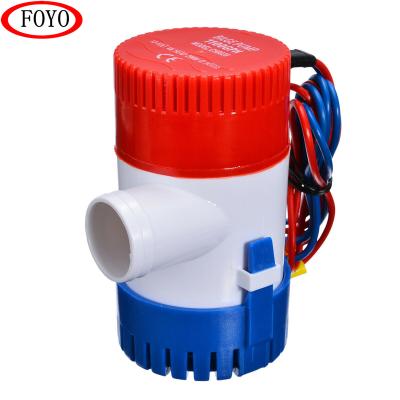 China 3.0A boat Bilge Water Pump 1100GPH 24V Marine Electric Bilge Pump non-automatic for sale