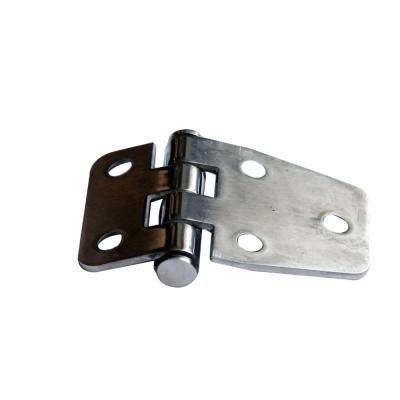 China Classic Function Small Marine Boat Door Furniture Heavy 316 Stainless Steel Offset Shortside Hinge for sale