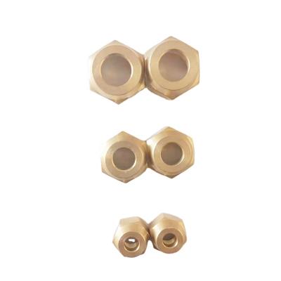 China High Quality Customizable Brass Air Tools Spindle Nut For Air Conditioning for sale