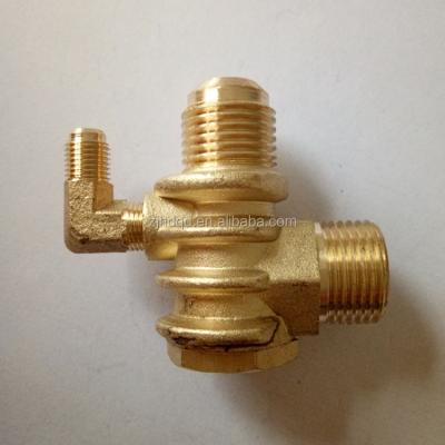 China general brass check valve for air compressor, non return valve, one way brass check valve for sale