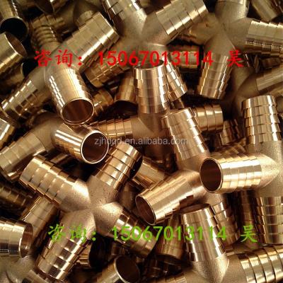 China Brass Pipe Burr Brass Cross Shank Fitting 14mm 16mm 18mm 20mm for sale