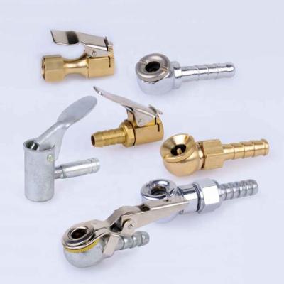 China 6mm Flange 8mm Auto Tire Chuck Clip 123 Brass Truck Valve Compressor for sale