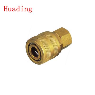 China high quality brass material, NPT, female threaded, ARO type (USA type B quick coupler&plug). 1/4