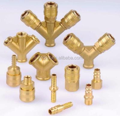 China DN 7.2 GERMAN TYPE QUICK COUPLER Brass HOSE END GERMAN PLUG 6MM 8MM 5/16