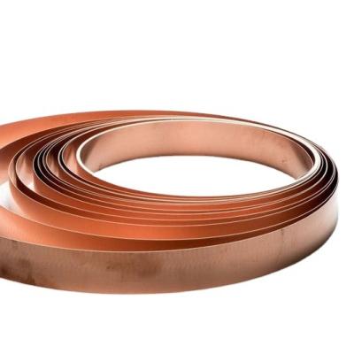 China High Conductivity 0.01mm 0.02mm 0.03mm 0.04mm 0.05mm 0.06mm 0.08mm Strip Pure Copper Foil 0.1mm Thick for sale