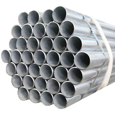 China Liquid Pipe Hot Dip Galvanized Round Steel Pipe / GI Steel Tube For Construction for sale