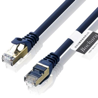 China COMPUTER Bochara Gold Plated Cat8 Ethernet Rj45 Multi-shielded Cable For Modem LAN Network Router 5m 10m 15m 20m for sale